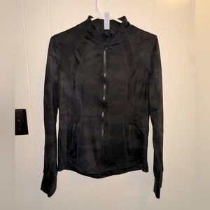 90 Degree by Reflex- gray camouflage zip up - size medium